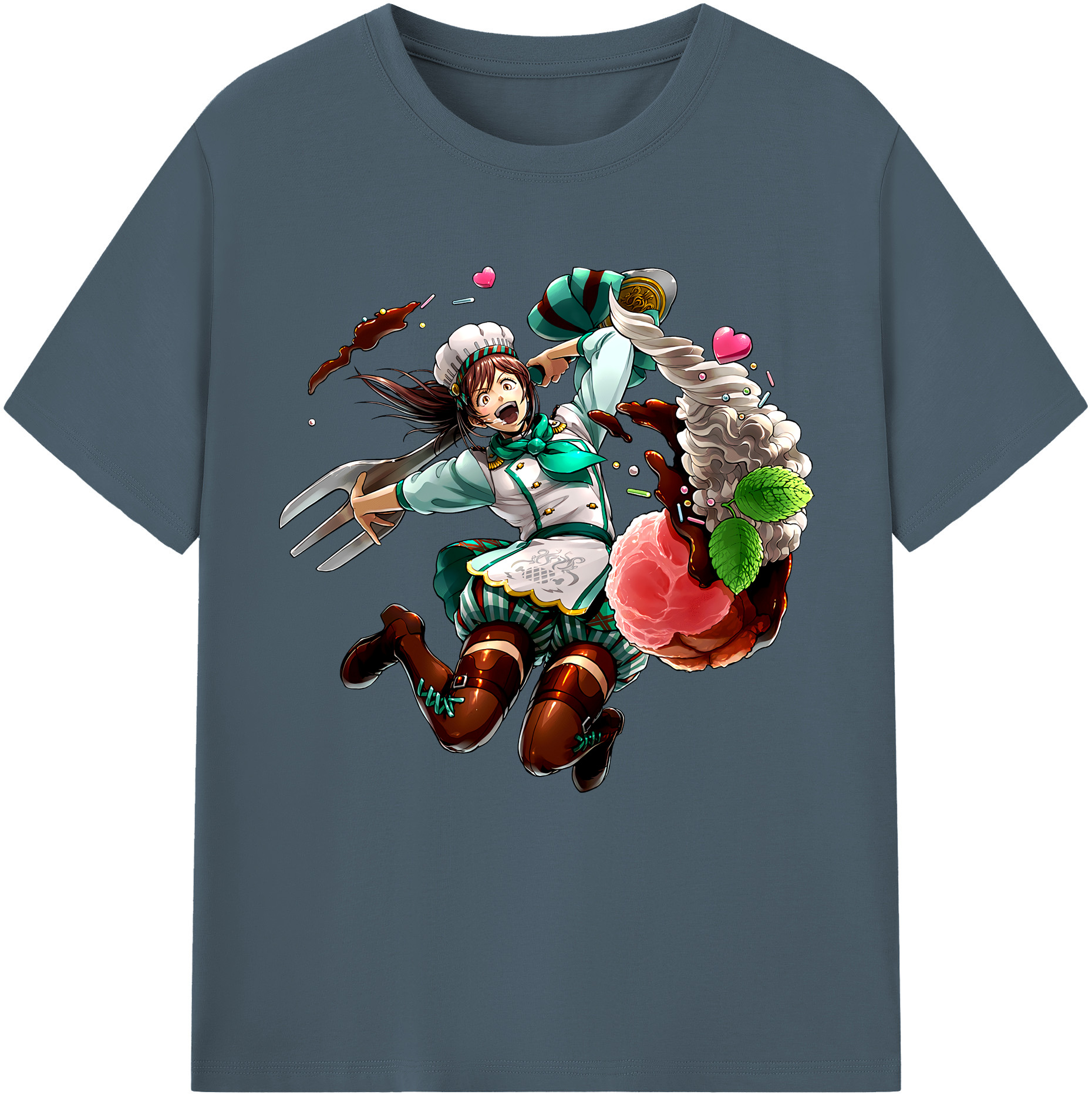 （画像用） 進撃の巨人 サシャ·ブラウス Attack on Titan Sasha Blaus 綿100％半袖Tシャツ（フロントプリント）